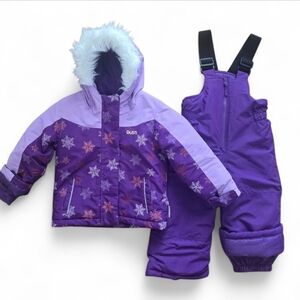 *Like New* Gusti Toddler 2 Piece Snow Suit with the Growth Stitch Purple Snowfla